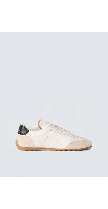 ロープロファイルレザースニーカー